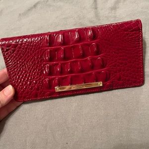 Brahmin red Leather Wallet